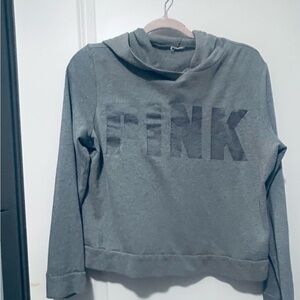 PINK Victoria's Secret Gray Cowl Neck Sweater